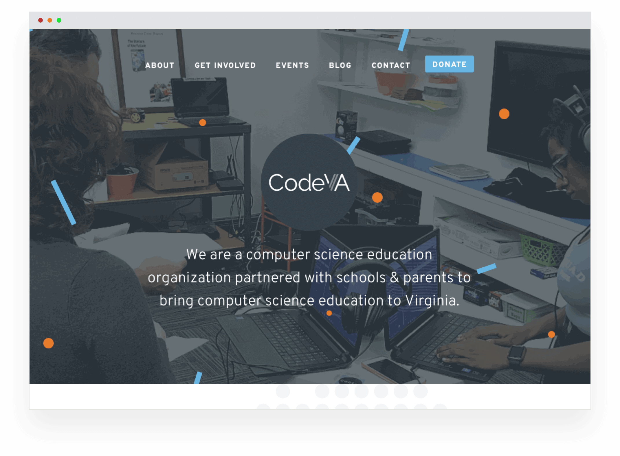The new CodeVA website