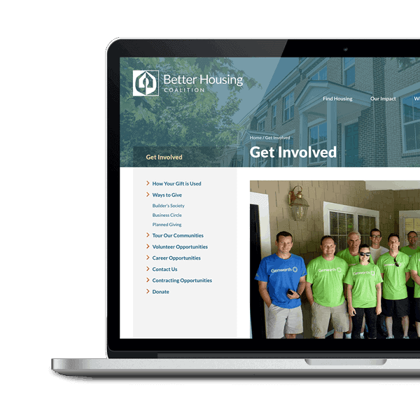 The new Better Housing website