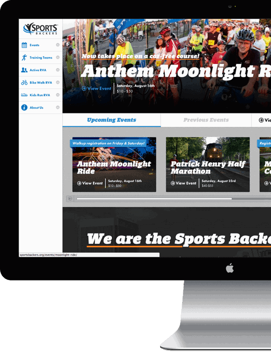 Sports Backers website