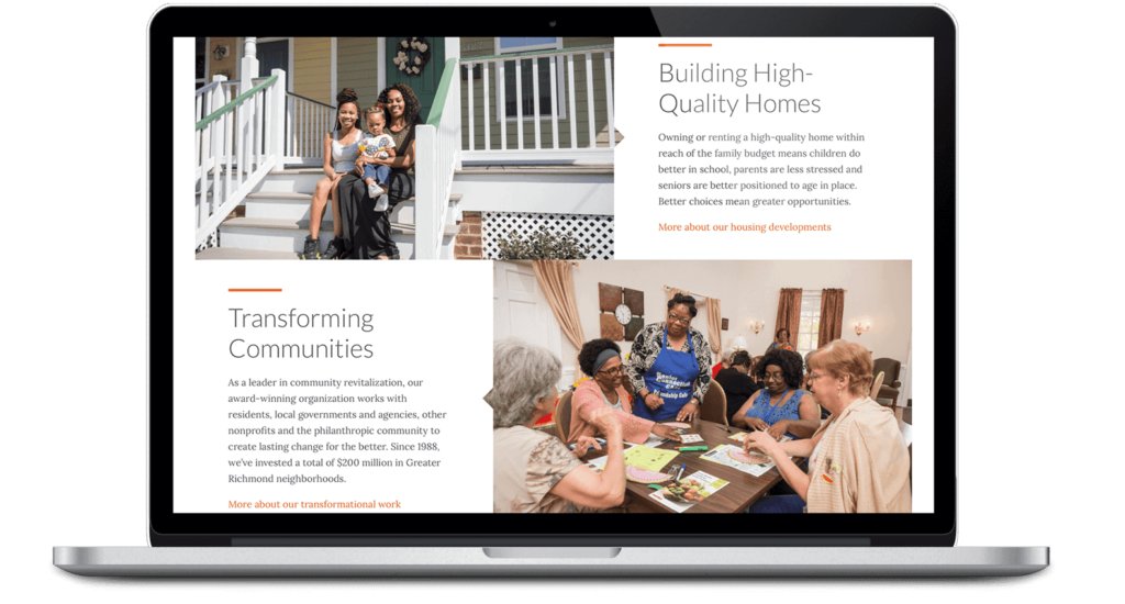 Better housing new website home page