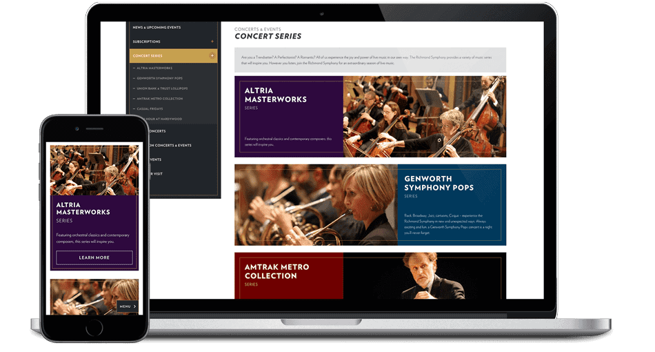 Richmond Symphony website
