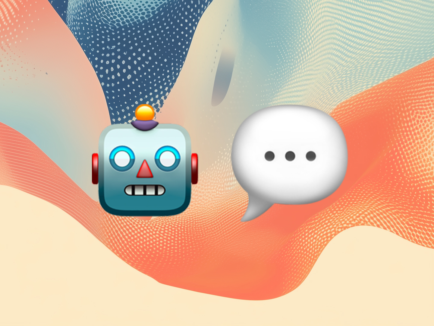 Abstract image representing AI conversations
