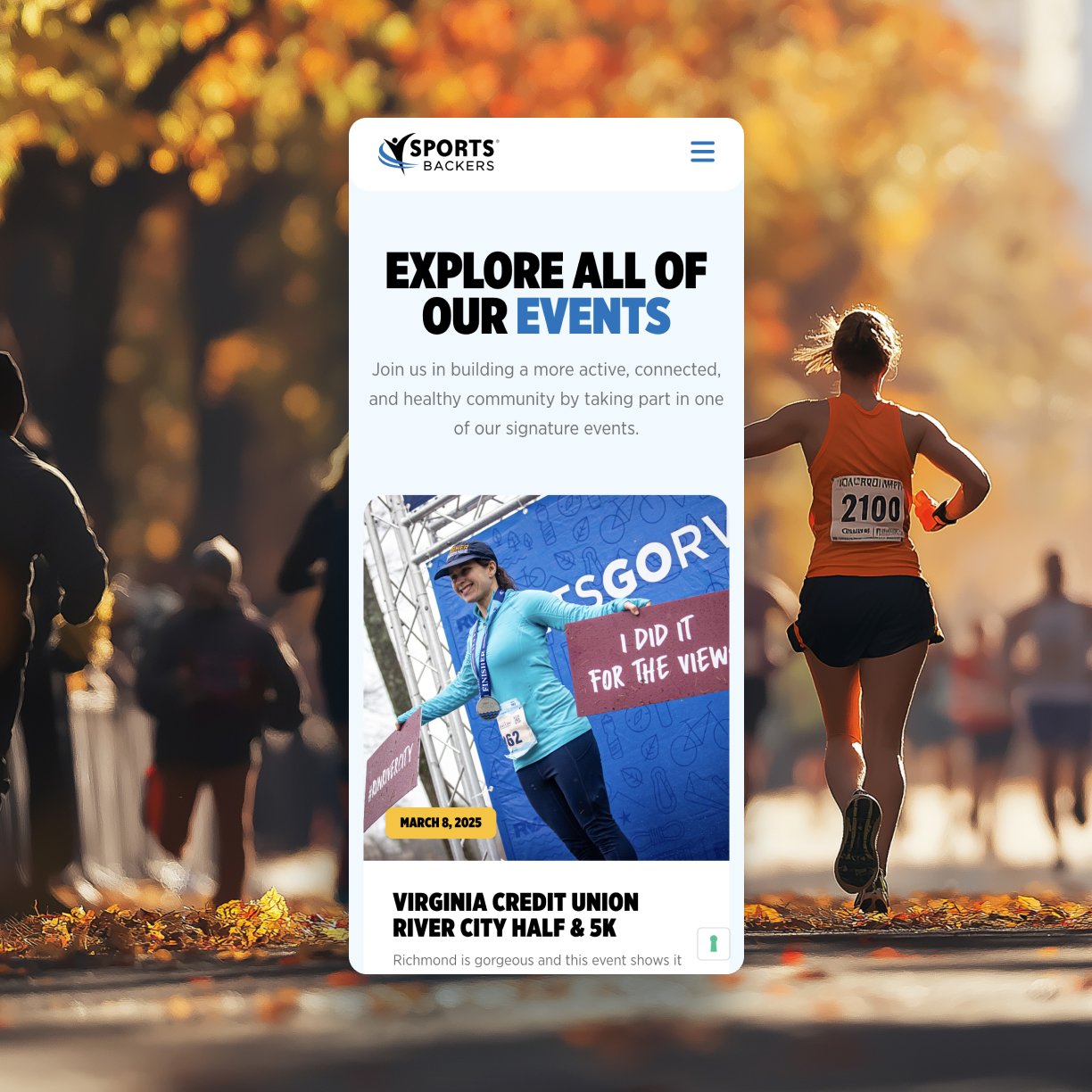 Running Toward Success: A Website Redesign to Support A Local Nonprofit Mission